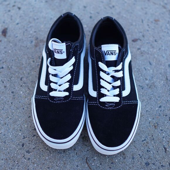 Vans Old Skool Low Top Sneaker Black/White Youth 3 Unisex New 500714 - Picture 2 of 10